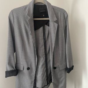 Black and white dynamite blazer